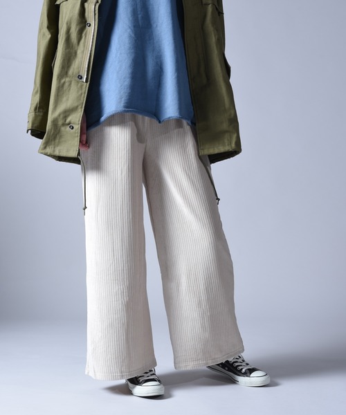 folka（フォルカ）の「【FOLKAフォルカ　Cawaii Pants カワイイパンツ】ワイドリブパンツ（その他パンツ・レディース・ベージュ/グレー/ブラック・ONE SIZE）」の11枚目の写真