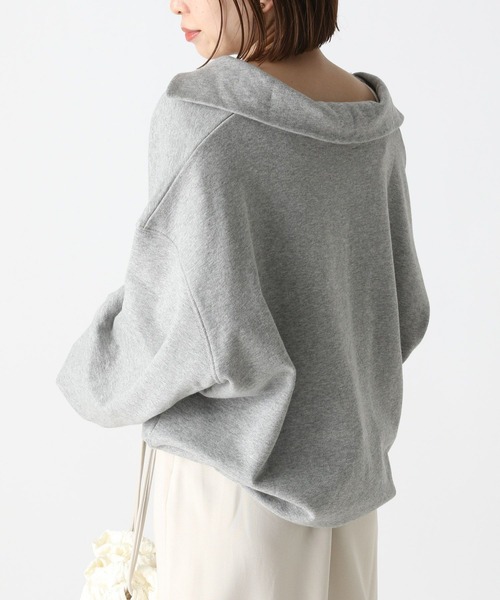 Heather（ヘザー）の「ワンポイントスウェットプルオーバー　162791（スウェット・レディース・グレー/グリーン/アイボリー・FREE）」の21枚目の写真