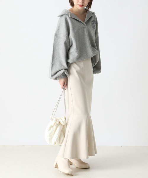 Heather（ヘザー）の「ワンポイントスウェットプルオーバー 162791