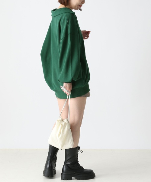 Heather（ヘザー）の「ワンポイントスウェットプルオーバー 162791