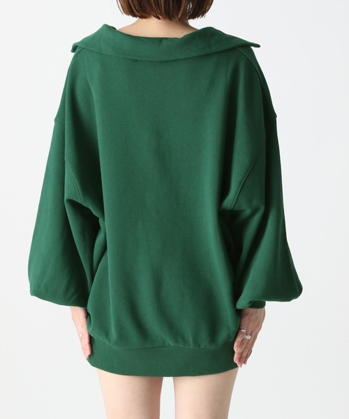 Heather（ヘザー）の「ワンポイントスウェットプルオーバー　162791（スウェット・レディース・グレー/グリーン/アイボリー・FREE）」の12枚目の写真