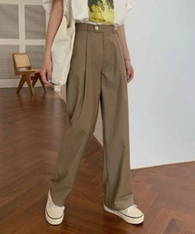 MAISON BREEZE | 【MAISON BREEZE】ハイウエストタックパンツ オフィスカジュアル SCCH205 ※(その他パンツ)