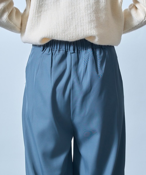 MAISON BREEZE（メゾンブリーズ）の「【MAISON BREEZE】ハイウエストタックパンツ オフィスカジュアル SCCH205 ※（その他パンツ・レディース・グレー/ブラック/カーキ・3/4/5）」の4枚目の写真