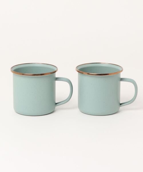 FREAK'S STORE(フリークスストア)の「BAREBONES LIVING/ベアボーンズリビング エナメルカップ2個セット(その他小物・メンズ・ブラック/ブルー/ブルーグリーン・ONE SIZE)」の3枚目の写真