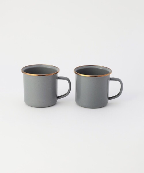 FREAK'S STORE(フリークスストア)の「BAREBONES LIVING/ベアボーンズリビング エナメルカップ2個セット(その他小物・メンズ・ブラック/ブルー/ブルーグリーン・ONE SIZE)」の1枚目の写真