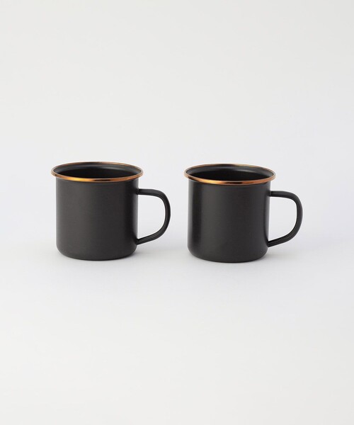 FREAK'S STORE(フリークスストア)の「BAREBONES LIVING/ベアボーンズリビング エナメルカップ2個セット(その他小物・メンズ・ブラック/ブルー/ブルーグリーン・ONE SIZE)」の2枚目の写真