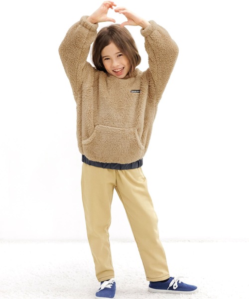 Bee des Bee（ビーデスビー）の「ボアパーカー（パーカー・キッズ・ベージュ・100cm/120cm/130cm/150cm/110cm/140cm）」の7枚目の写真