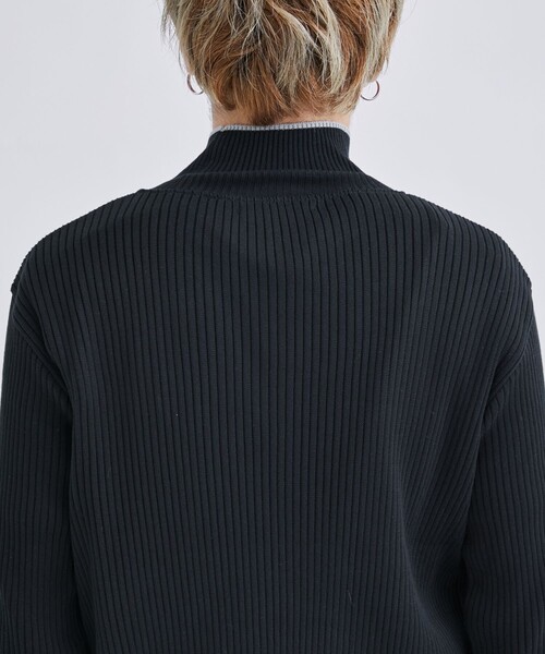 LiNoH(リノー)の「MULTI COLOR RIB KNIT/マルチカラーリブニット(ニット/セーター・メンズ・ブルー/グリーン/ダークグレー・1/2)」の12枚目の写真