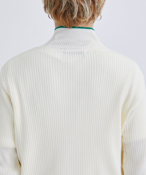 LiNoH(リノー)の「MULTI COLOR RIB KNIT/マルチカラーリブニット(ニット/セーター・メンズ・ブルー/グリーン/ダークグレー・1/2)」の21枚目の写真