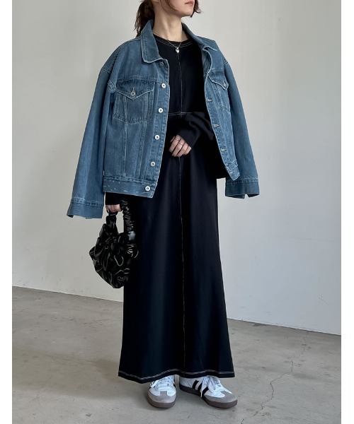 美品✨コムデギャルソン　マキシ丈　シャツワンピース　ドット　オーバーサイズ セール】 ドットプリントシャツワンピース （ロング・マキシ丈