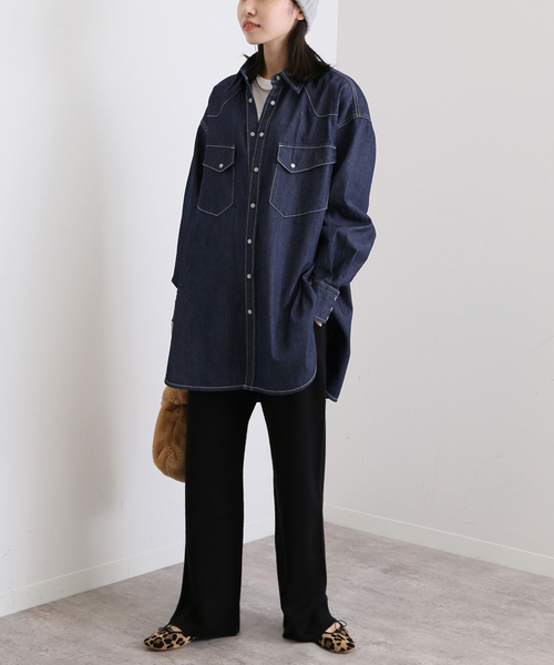 SLOBE IENA（スローブイエナ）の「LE DENIMウエスタンシャツ