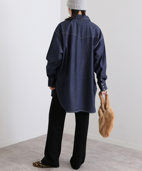 SLOBE IENA（スローブイエナ）の「LE DENIMウエスタンシャツ