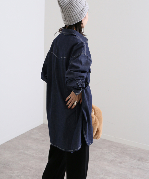 ブラウス シャツ LE DENIM ウエスタンシャツ レディース SLOBE IENA ブラウス シャツ LE DENIM ウエスタンシャツ