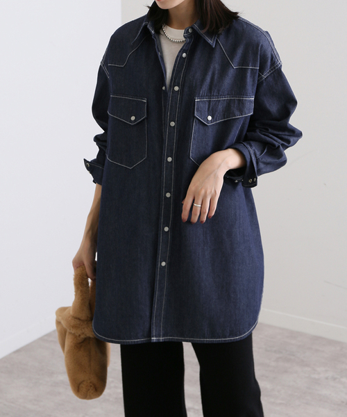 SLOBE IENA（スローブイエナ）の「LE DENIMウエスタンシャツ