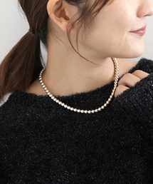SLOBE IENA | SLOBE IENA メタルビーズショートネックレス(ネックレス)