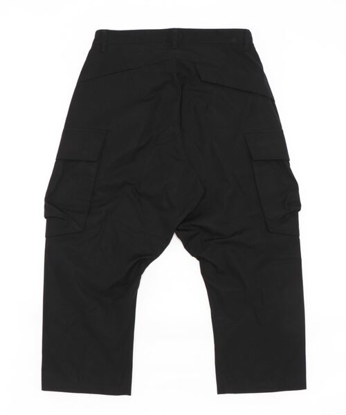 CIVILIZED（シヴィライズド）の「ANKLE CUT LOOSE CARGO PANTS（カーゴパンツ・メンズ・ブラック・2）」の2枚目の写真
