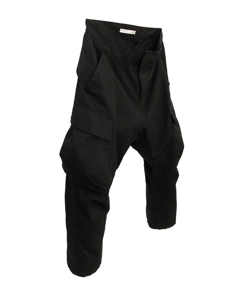 CIVILIZED（シヴィライズド）の「ANKLE CUT LOOSE CARGO PANTS（カーゴパンツ・メンズ・ブラック・2）」の9枚目の写真