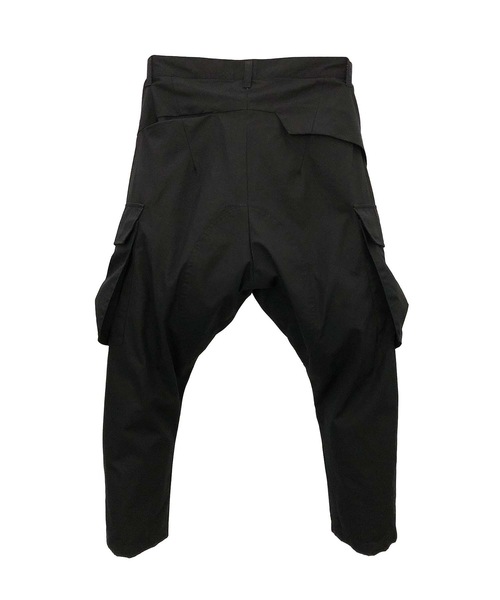 CIVILIZED（シヴィライズド）の「ANKLE CUT LOOSE CARGO PANTS（カーゴパンツ・メンズ・ブラック・2）」の8枚目の写真