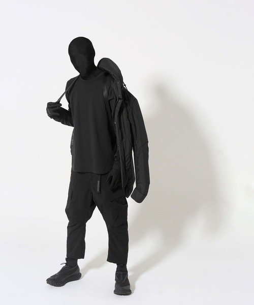 CIVILIZED（シヴィライズド）の「ANKLE CUT LOOSE CARGO PANTS（カーゴパンツ・メンズ・ブラック・2）」の4枚目の写真