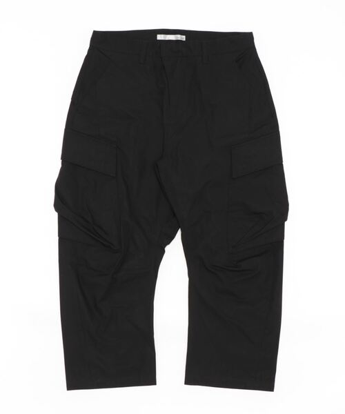 CIVILIZED（シヴィライズド）の「ANKLE CUT LOOSE CARGO PANTS（カーゴパンツ・メンズ・ブラック・2）」の3枚目の写真