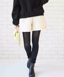 美脚 キルティングショートパンツ 【選べる2丈展開】