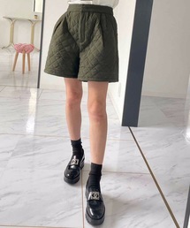美脚 キルティングショートパンツ 【選べる2丈展開】