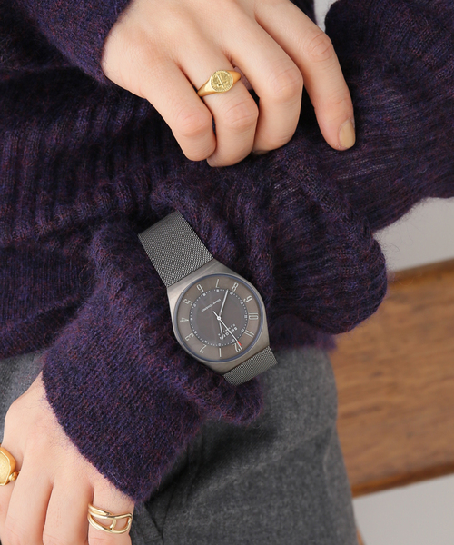 SKAGEN(スカーゲン)の「SKAGEN SKW6836 37mm【 ウォッチ 】(アナログ腕時計・レディース・チャコールグレー・FREE)」の9枚目の写真