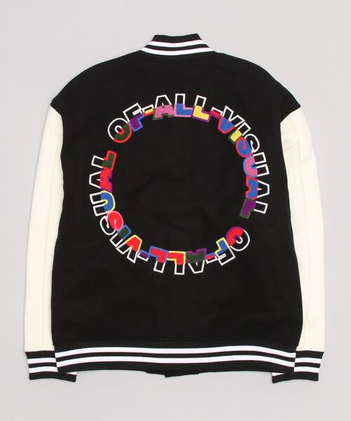 A4A（エーフォーエー）の「A4A(エーフォーエー) CIRCLELOGO JUMPER（ブルゾン・メンズ・ホワイト/ブラック・M）」の2枚目の写真