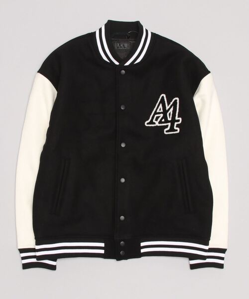 A4A（エーフォーエー）の「A4A(エーフォーエー) CIRCLELOGO JUMPER（ブルゾン・メンズ・ホワイト/ブラック・M）」の4枚目の写真