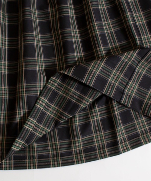 ALL ORDINARIES（オールオーディナリーズ）の「チェックWタックスカート（スカート・レディース・グリーン/レッド・F）」の14枚目の写真