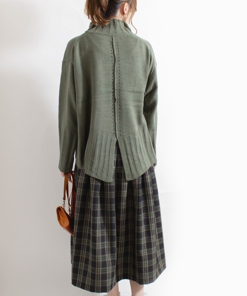 ALL ORDINARIES（オールオーディナリーズ）の「チェックWタックスカート（スカート・レディース・グリーン/レッド・F）」の5枚目の写真