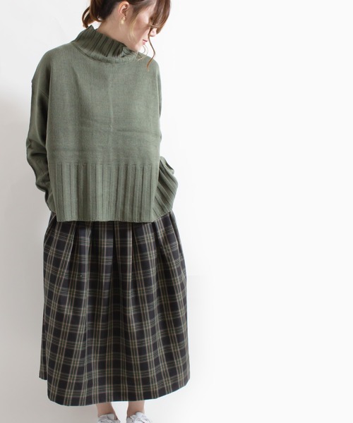 ALL ORDINARIES（オールオーディナリーズ）の「チェックWタックスカート（スカート・レディース・グリーン/レッド・F）」の19枚目の写真