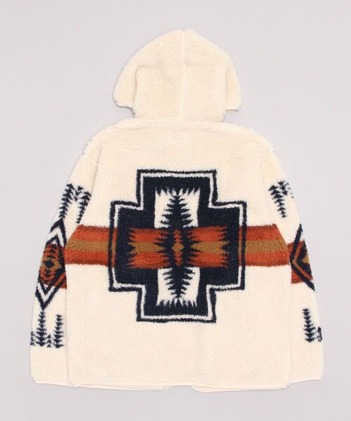 PENDLETON(ペンドルトン)の「【 PENDLETON / ペンドルトン 】 BOAZIP HOODIE ジップ パーカー 2475-9016 MNY(ブルゾン・メンズ・アイボリー/ブラック/ネイビー・MEDIUM/LARGE)」の5枚目の写真