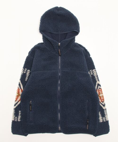 PENDLETON(ペンドルトン)の「【 PENDLETON / ペンドルトン 】 BOAZIP HOODIE ジップ パーカー 2475-9016 MNY(ブルゾン・メンズ・アイボリー/ブラック/ネイビー・MEDIUM/LARGE)」の18枚目の写真