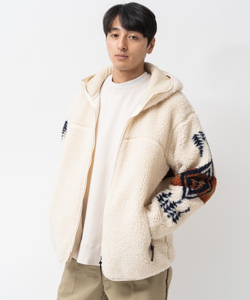 PENDLETON(ペンドルトン)の「【 PENDLETON / ペンドルトン 】 BOAZIP HOODIE ジップ パーカー 2475-9016 MNY(ブルゾン・メンズ・アイボリー/ブラック/ネイビー・MEDIUM/LARGE)」の11枚目の写真