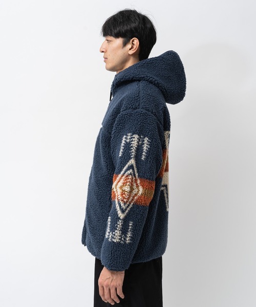 PENDLETON(ペンドルトン)の「【 PENDLETON / ペンドルトン 】 BOAZIP HOODIE ジップ パーカー 2475-9016 MNY(ブルゾン・メンズ・アイボリー/ブラック/ネイビー・MEDIUM/LARGE)」の15枚目の写真