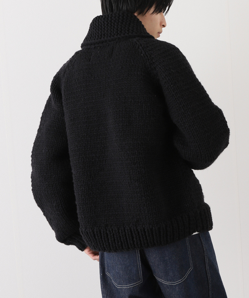 KANATA(カナタ)の「【KANATA × JOURNAL STANDARD / カナタ】別注カウチンセーター(カーディガン/ボレロ・メンズ・ベージュ・44/46)」の4枚目の写真