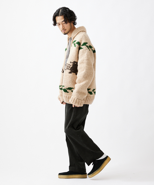 KANATA(カナタ)の「【KANATA × JOURNAL STANDARD / カナタ】別注カウチンセーター(カーディガン/ボレロ・メンズ・ベージュ・44/46)」の21枚目の写真
