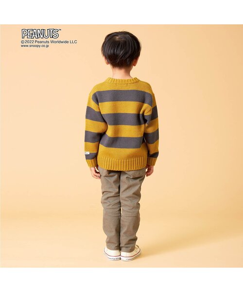 PEANUTS(ピーナッツ)の「PEANUTS3色3柄ニット(ニット/セーター・キッズ・グレー/レインボー/マスタード・80/90/100/110/120/130/140)」の5枚目の写真