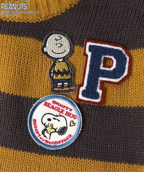 PEANUTS(ピーナッツ)の「PEANUTS3色3柄ニット(ニット/セーター・キッズ・グレー/レインボー/マスタード・80/90/100/110/120/130/140)」の13枚目の写真