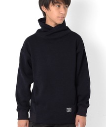 GLAZOS | ニットフリース・ボリュームネックプルオーバー(スウェット)