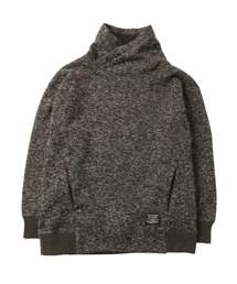 GLAZOS | ニットフリース・ボリュームネックプルオーバー(スウェット)