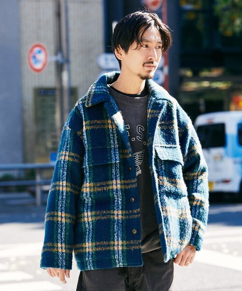 【値下げしました！】JORNAL STANDARD シャギーCPOジャケット JOURNAL STANDARD（ジャーナルスタンダード）の「シャギー チェック