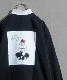 Red Cap Girl | 【a-r】〔Red Cap Girl/レッドキャップガール〕ナチュラルストレッチポリエステル RCGバックプリント ルーズサイズシャツ 長袖(シャツ/ブラウス)