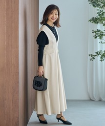 ROPE' | 【エディター三尋木奈保さんコラボ】きれいめジャンパースカート(ジャンパースカート)