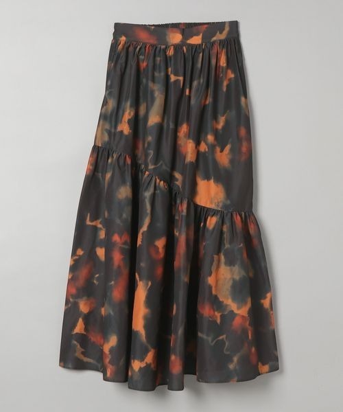 JEANASIS（ジーナシス）の「ボカシフラワーギャザースカート/187033