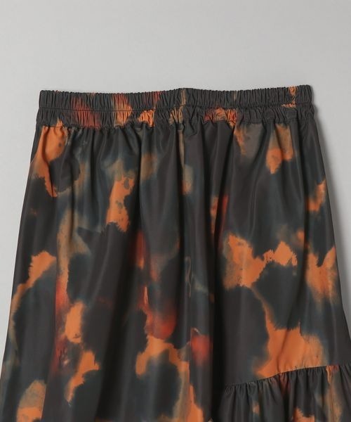 JEANASIS（ジーナシス）の「ボカシフラワーギャザースカート/187033（スカート・レディース・ブラック系その他/ブルー系その他・FREE）」の5枚目の写真