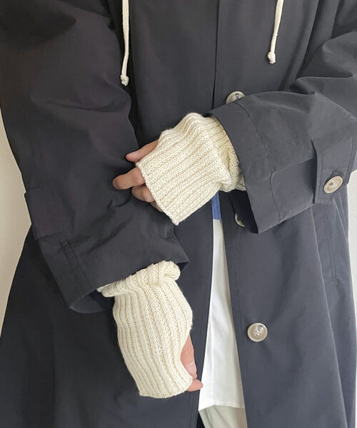 fredy emue（フレディエミュ）の「コットンアームカバー（アームカバー・レディース・ライトグリーン/キナリ/ブラウン・FREE）」の20枚目の写真