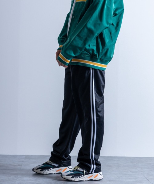 NYLAUS(ナイラス)の「トリコット カラージャージ サイドライン トラックパンツ(その他パンツ・メンズ・ブルー/レッド/ブラック/グリーン・L/LL/M)」の2枚目の写真