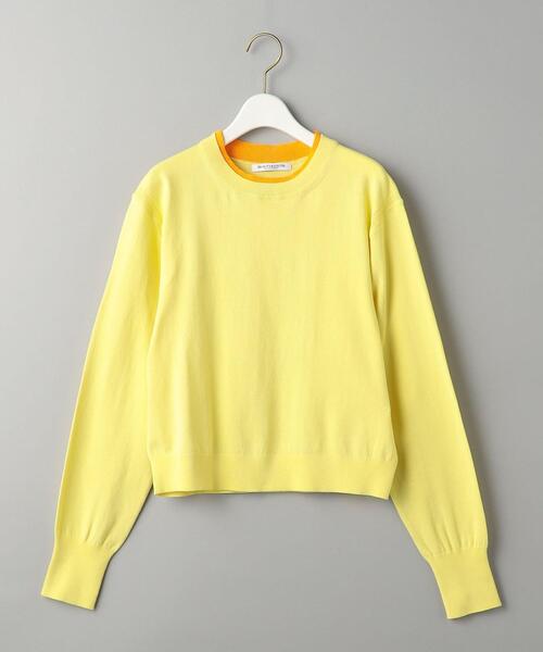 BEAUTY&amp;YOUTH UNITED ARROWS - baserange リブニット リブ スキニー プルオーバー ニット